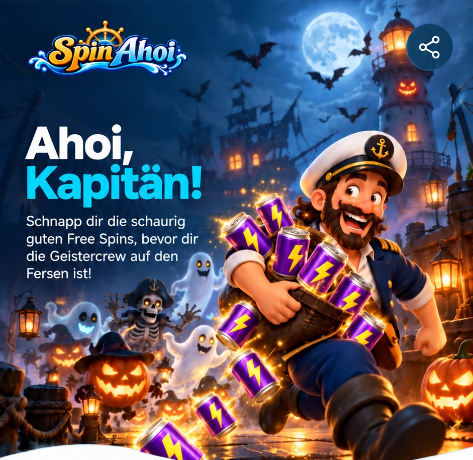 Halloween: Kapitän mit lila Free Spins wird von der Geistercrew verfolgt